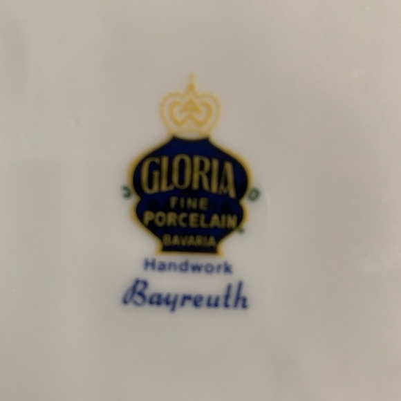 Gloria fine porcelain Bayreuth plate - Vintage - Picture 3 of 4